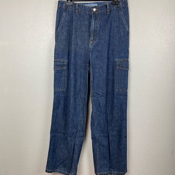 Tommy Hilfiger Vintage Cargo Jeans Size 10 EUC - Picture 1 of 7